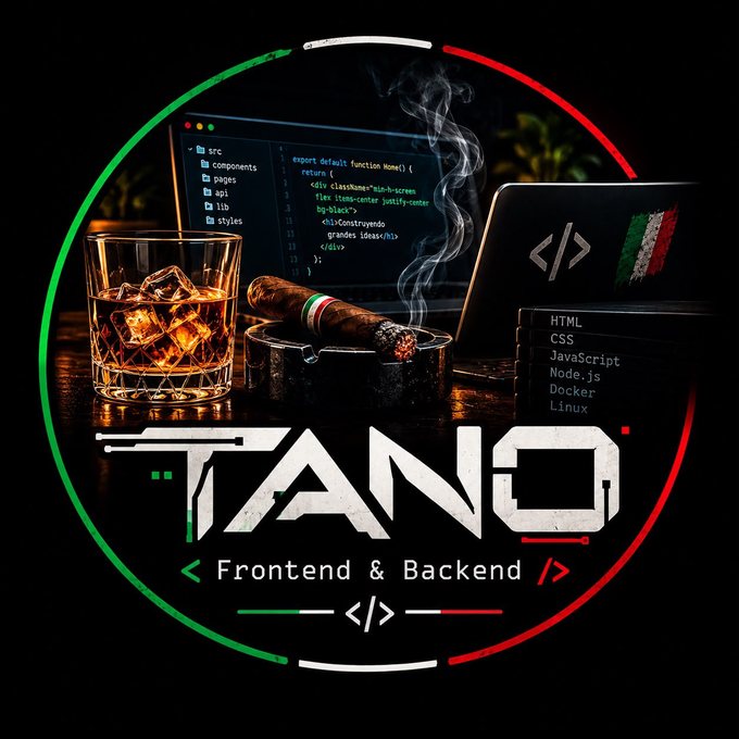 Logo de Tano, Frontend y Backend